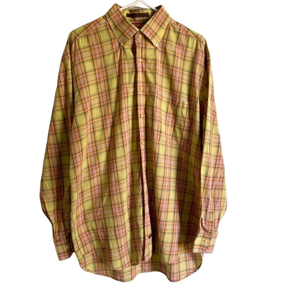Robert Talbott Long Sleeve Button Down Shirt Large - image 5